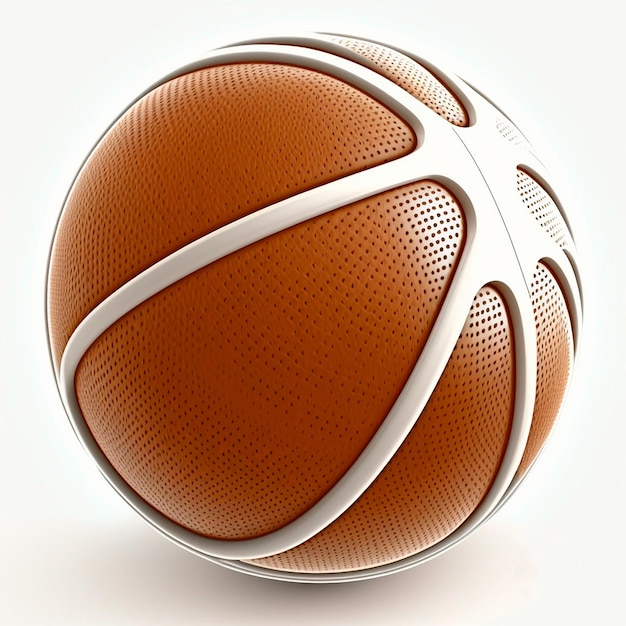 Pelota de baloncesto de renderizado 3D