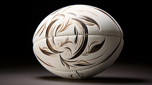 pelota blanca de rugby