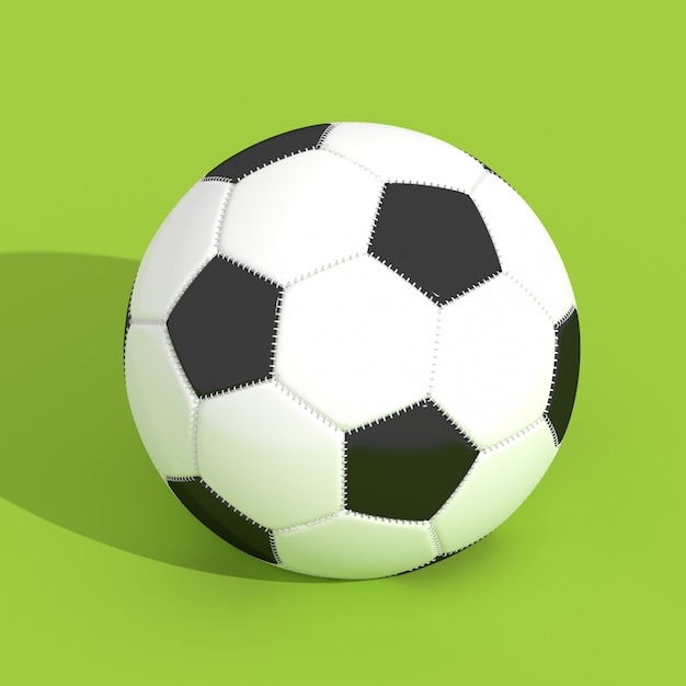 Pelota de futbol 3d