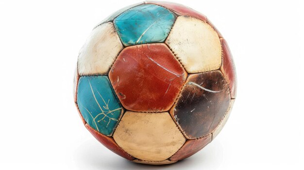 Foto pelota de fútbol aislada en blanco