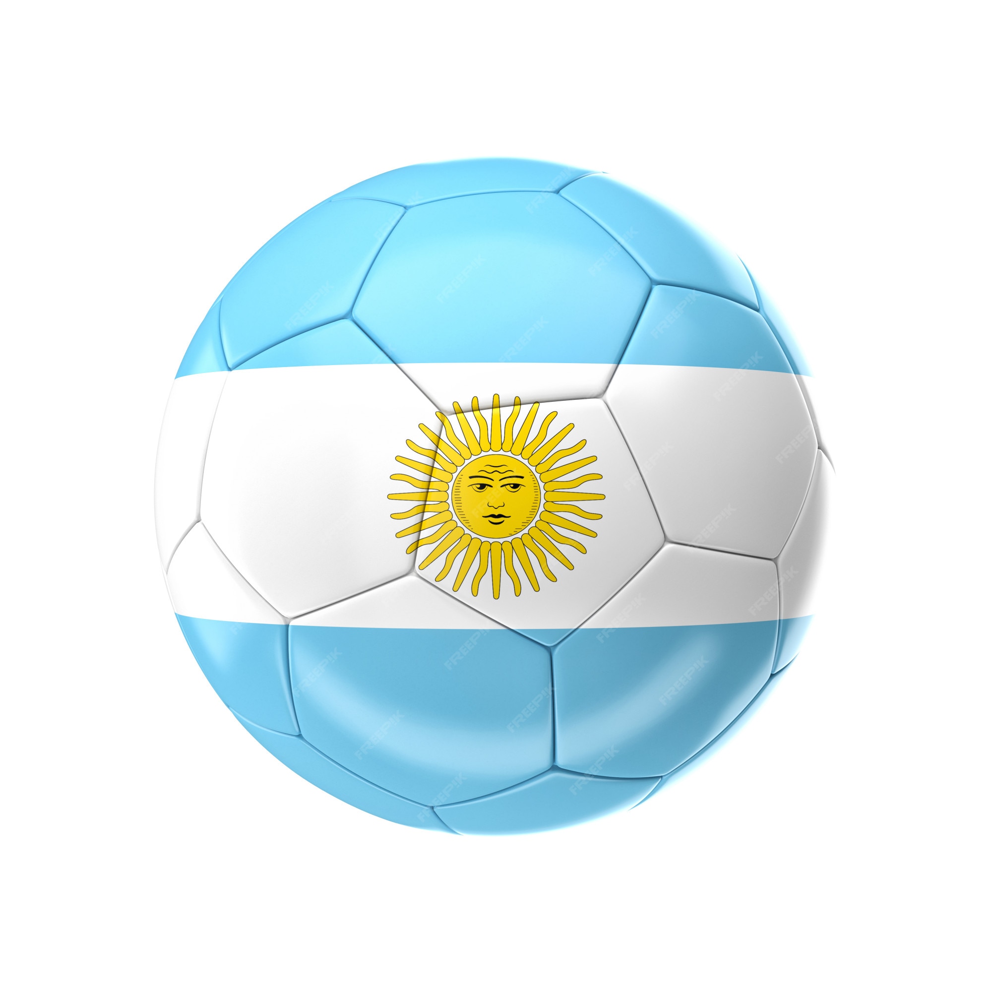 Pelota de futbol argentina Foto Premium
