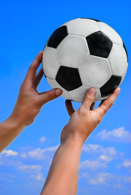 Pelota de fútbol Foto de alta calidad