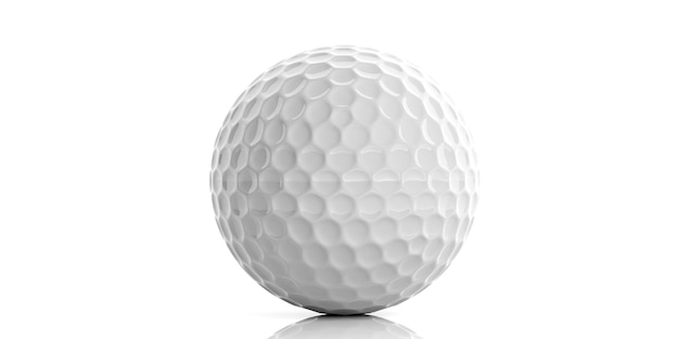 Foto pelota de golf de renderizado 3d