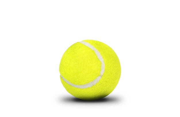 Pelota de tenis aislado en blanco