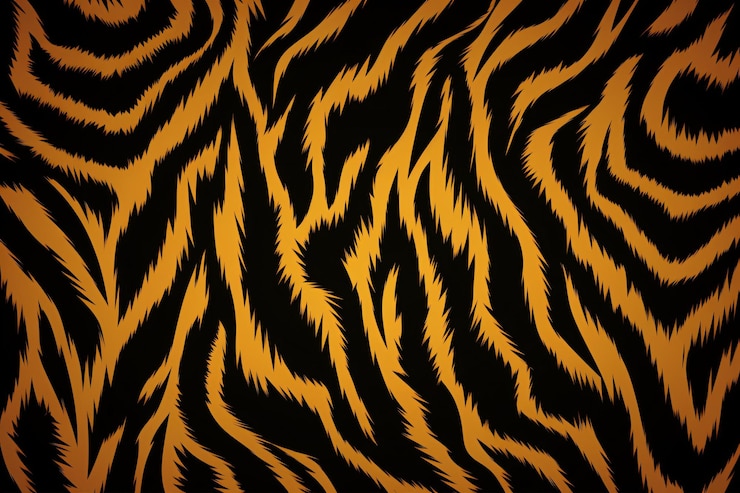 Foto pelote de tigre patroço de pele de tigre estrias de tigre padrão de textura de pele de tigre animais de pele de tiger pós-grunda impressão de pele de animal selvagem ai generativo