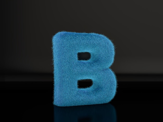 Pelzbuchstabe B