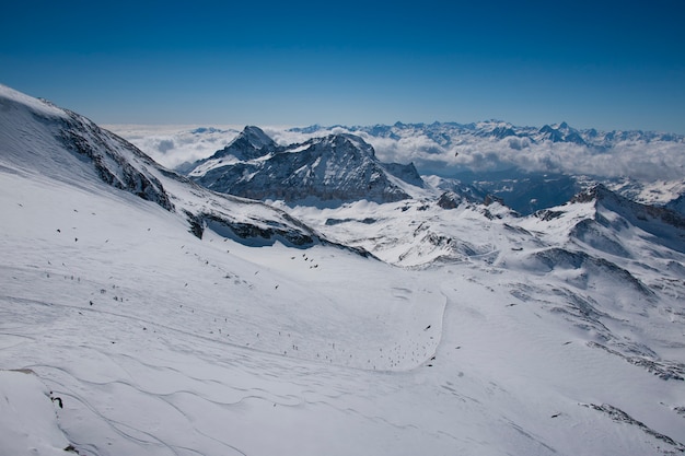 Pendiente de Ventina en Cervinia