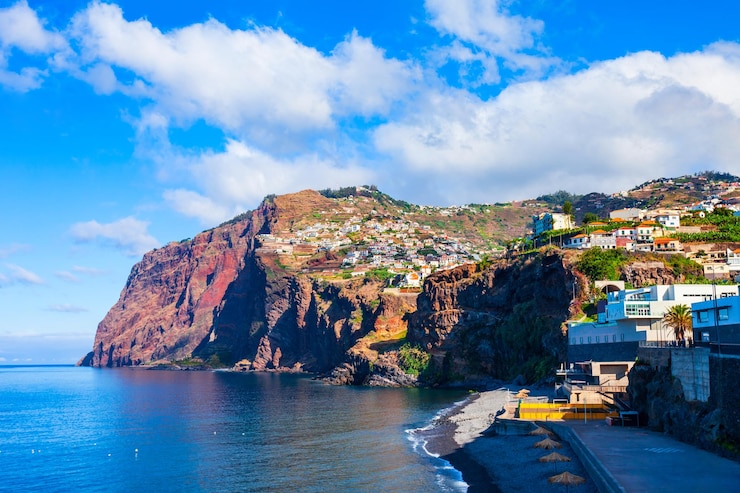 Foto penhasco de cabo girão na madeira portugal