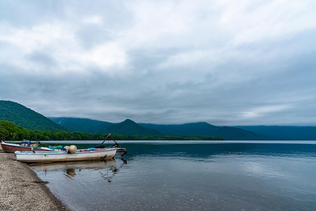 Península de Wakoto en el lado sur del lago Kussharo Parque Nacional Akan Mashu Hokkaido Japón