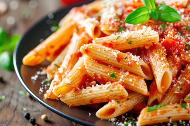 Penne Arrabbiata Ein klassisches italienisches Nudeltisch