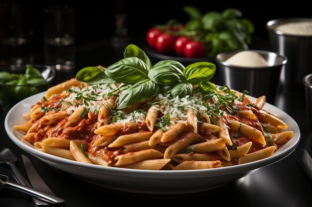 Penne mit Wodka-Sauce