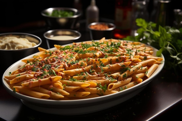 Penne con salsa de vodka