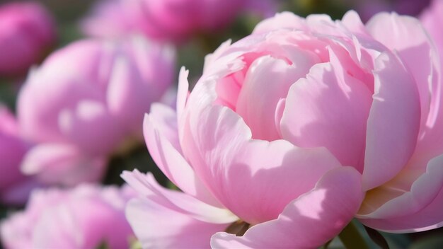 Foto peônia rosa