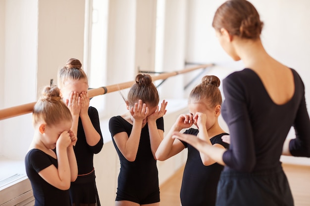 Pep hablar en clase de ballet