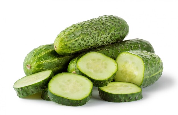 Pepino delicioso verde