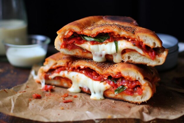 Pepperoni Stromboli clássico