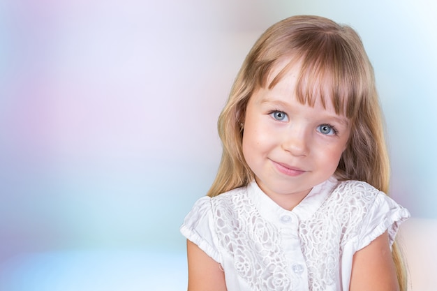 Pequeña y dulce niña