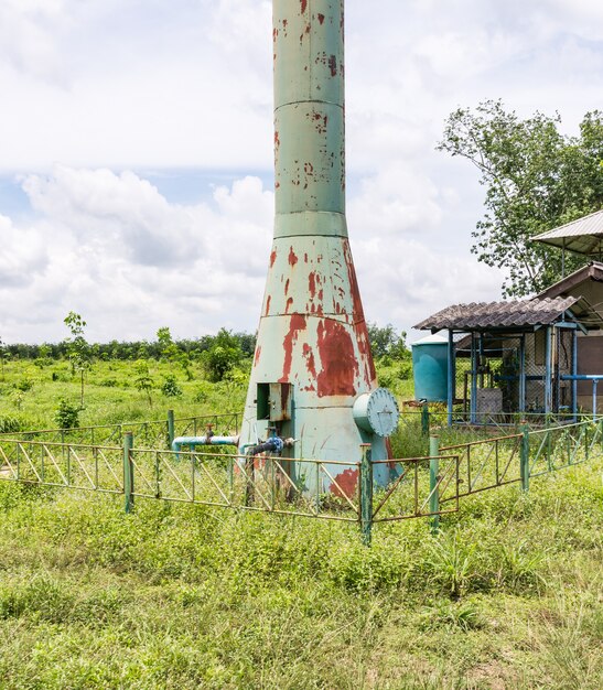 Pequena estação de bombeamento