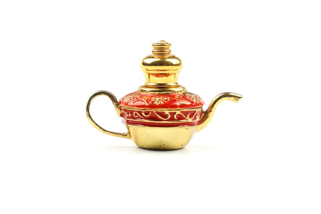 pequena lâmpada de óleo antiga para decoração