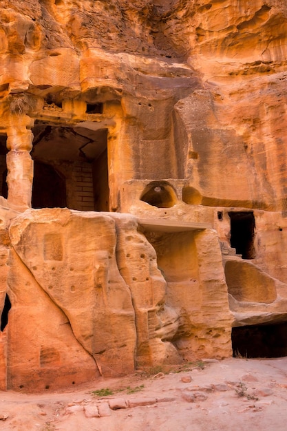 La pequeña Petra en Jordania El antiguo sitio nabateo