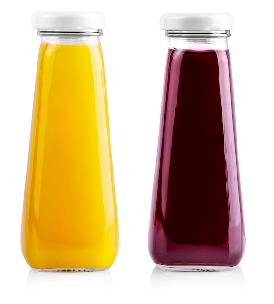 pequeñas botellas de jugo