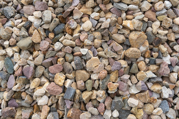 Pequeñas piedras. textura para el fondo.