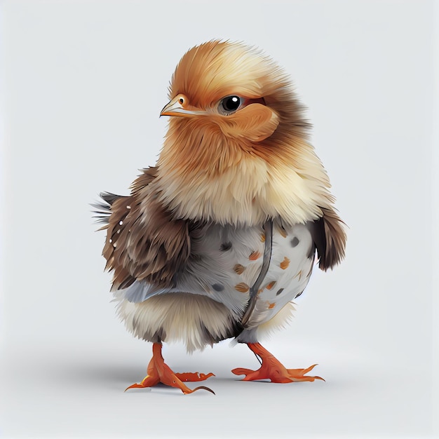 un pequeño animal de pollo NFT Art