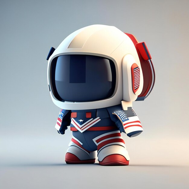 Foto un pequeño casco de astronauta con la palabra 