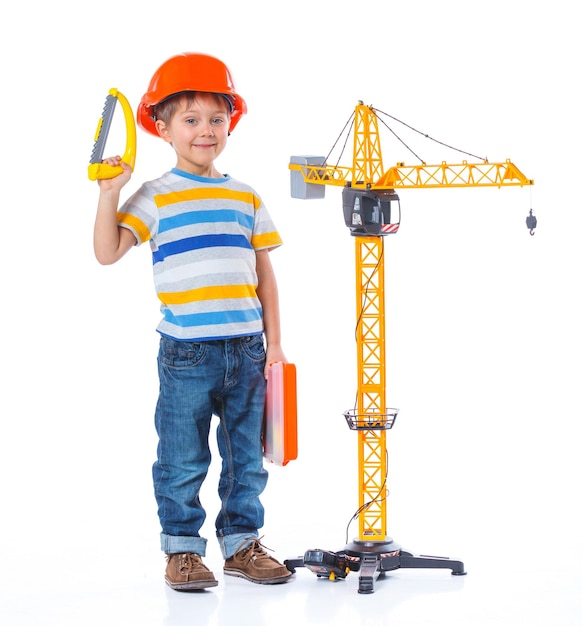 Foto pequeño constructor