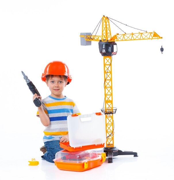 Foto pequeño constructor