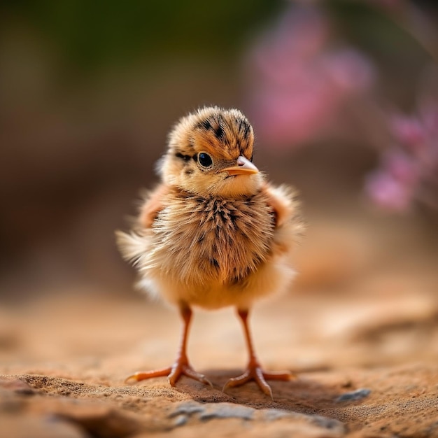 Un pequeño gorrión.