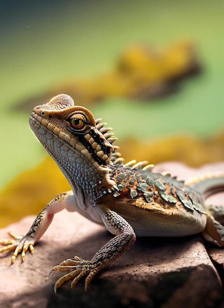 pequeño lagarto dragón