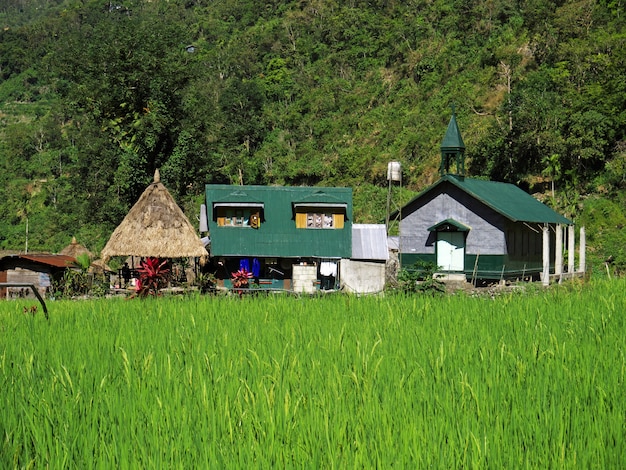 El pequeño pueblo de Bangaan en Filipinas