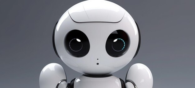 pequeño robot blanco