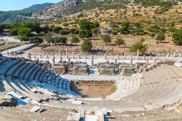 Pequeño teatro en Éfeso, Turquía