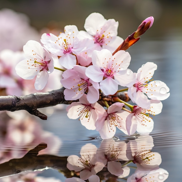 La pera florece en primavera