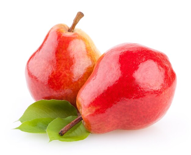 Peras rojas