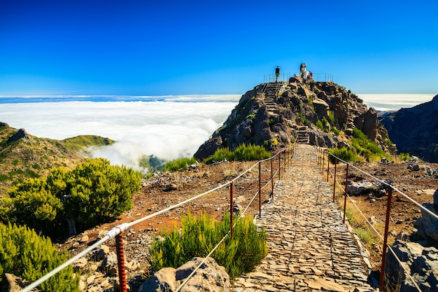 Percurso de trekking no pico ruivo