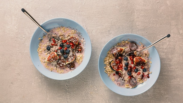 Pérdida de peso, desayuno, mediterráneo, zonas azules, batidos, ingesta de proteínas, fibra dietética