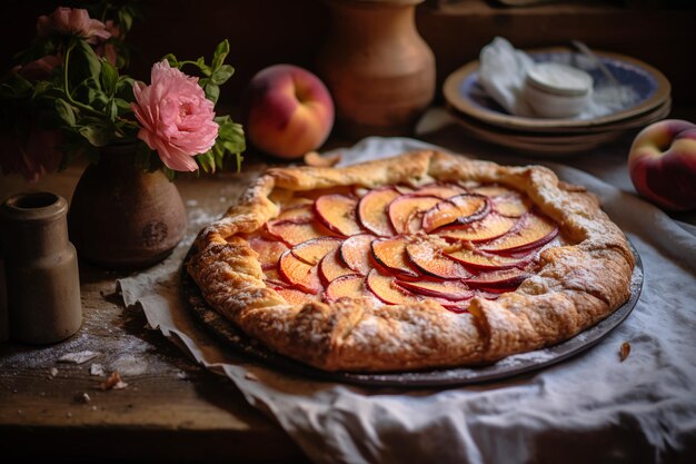 La perfección del melocotón Una colección de postres al estilo de un libro de cocina