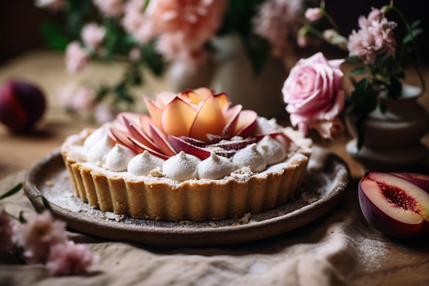 La perfección del melocotón Una colección de postres al estilo de un libro de cocina