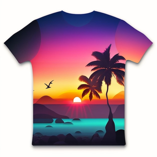 perfektes 3D-T-Shirt-Design realistisch