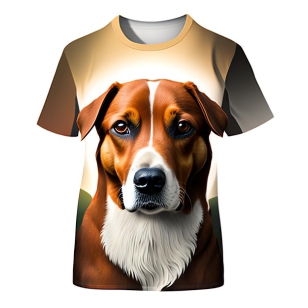 perfektes 3D-T-Shirt-Design realistisch