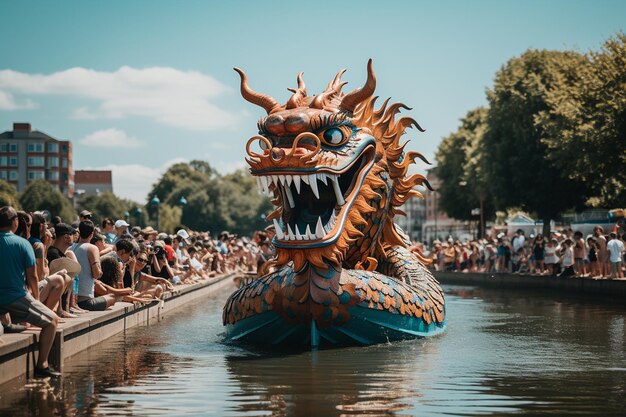 Performances culturais do Festival do Barco do Dragão