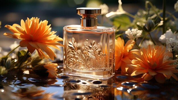 Perfume de creación de una exquisita fragancia