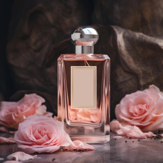 Un perfume fresco y delicado para mujer IA generativa