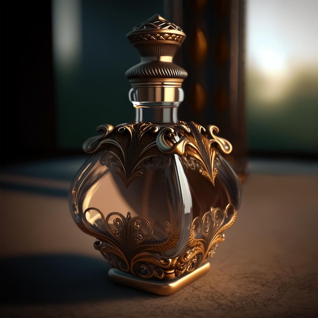 perfume de lujo modelo 3d