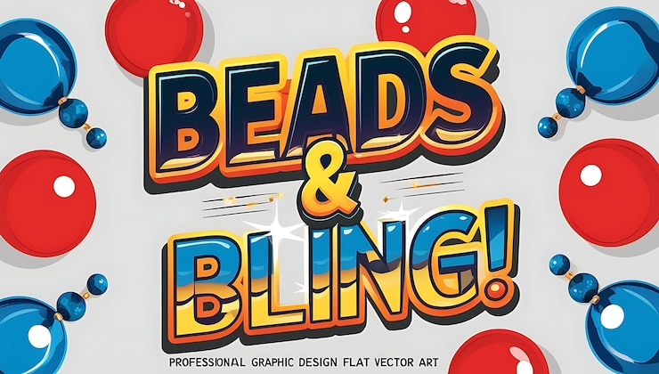 Foto perlas y bling diseño colorido arte gráfico