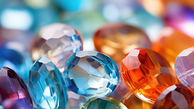 perlas de cristal multicolores perlas de semillas material de artesanía piedras naturales