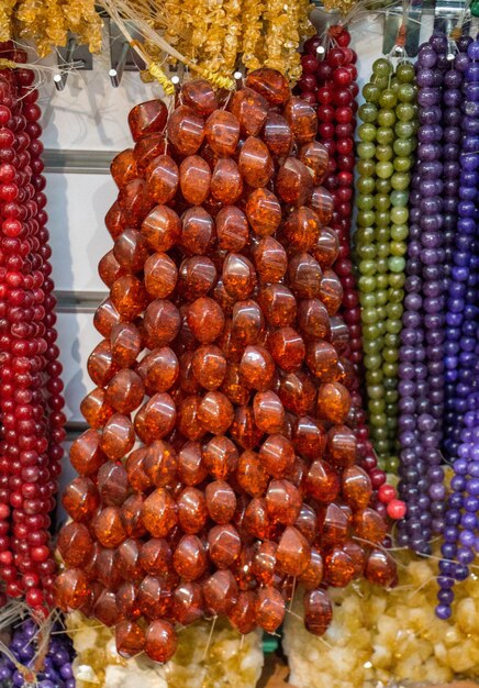 Perlas de várias cores